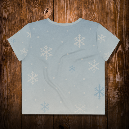 Chillin’ All the Way Penguin Crop Tee