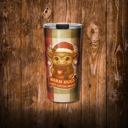 Warm Hugs & Hot Cocoa Mugs Holiday Tumbler